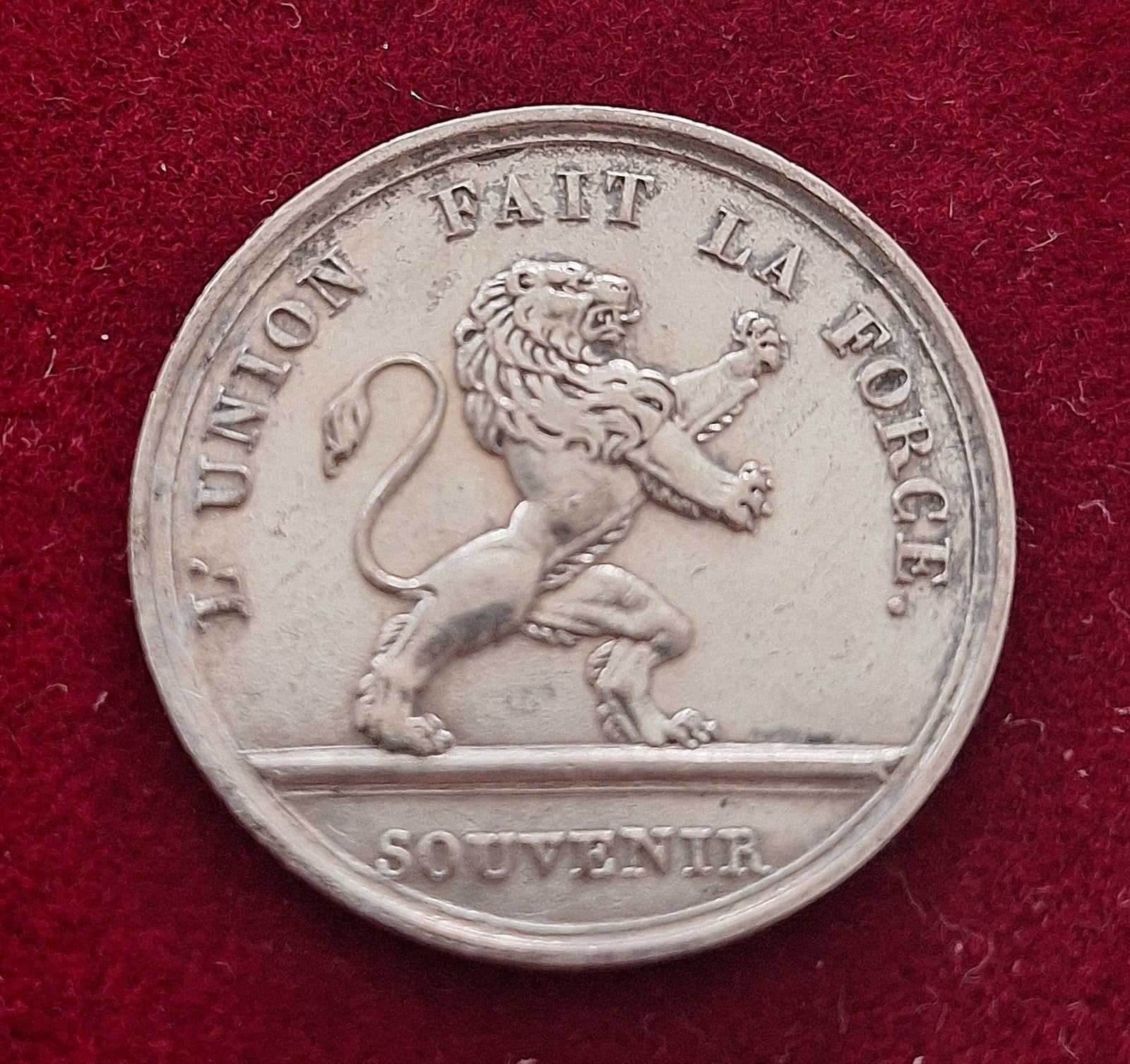 Token 1831 Braemet Eed van Leopold 1st Arg, Ophalen of Verzenden, Zilver, Losse munt, Zilver
