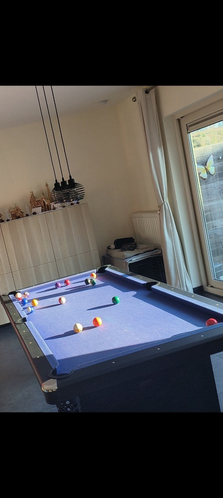 Pooltafel, Ophalen, Pooltafel