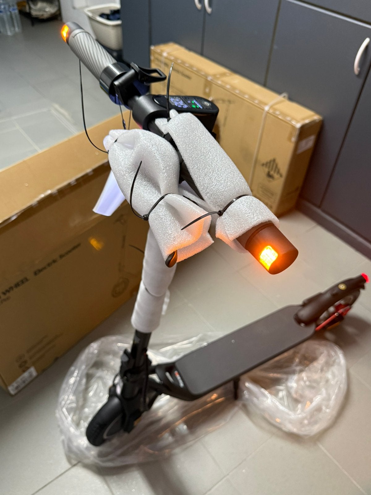 Elektrische scooter step, Ophalen