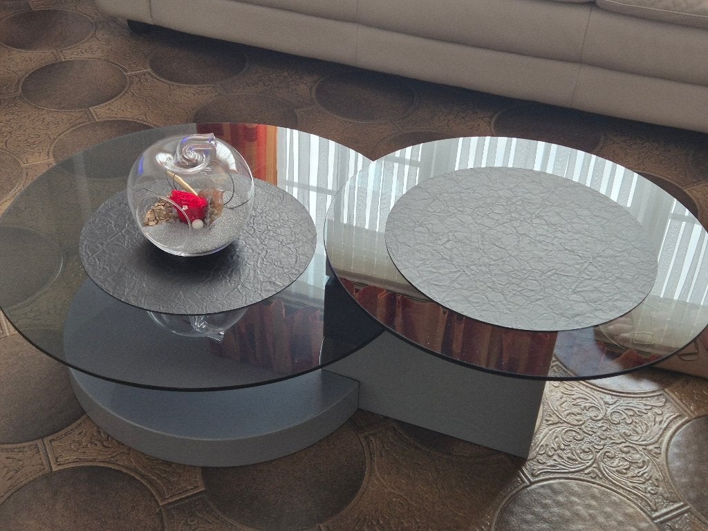 Table de salon, Huis en Inrichting, Tafels | Salontafels, Ophalen, Zo goed als nieuw, Glas