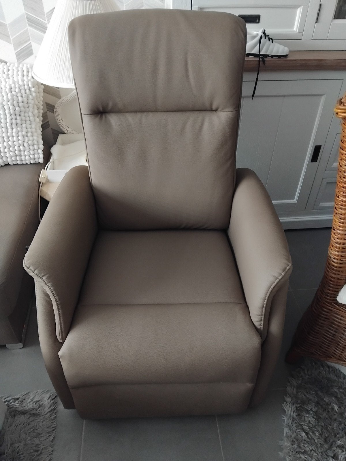 RELAXZETEL POPE ELEKTRISCH, Ophalen, Overige materialen, 75 tot 100 cm, Zo goed als nieuw