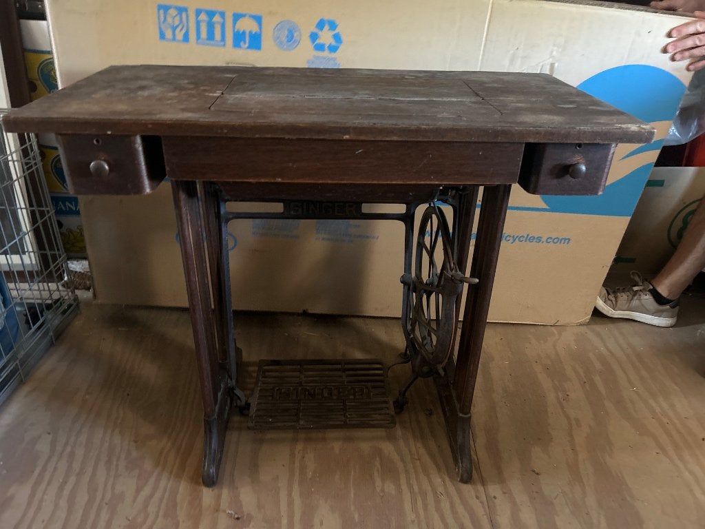 Singer trapnaaimachine 306K, Antiek en Kunst, Ophalen