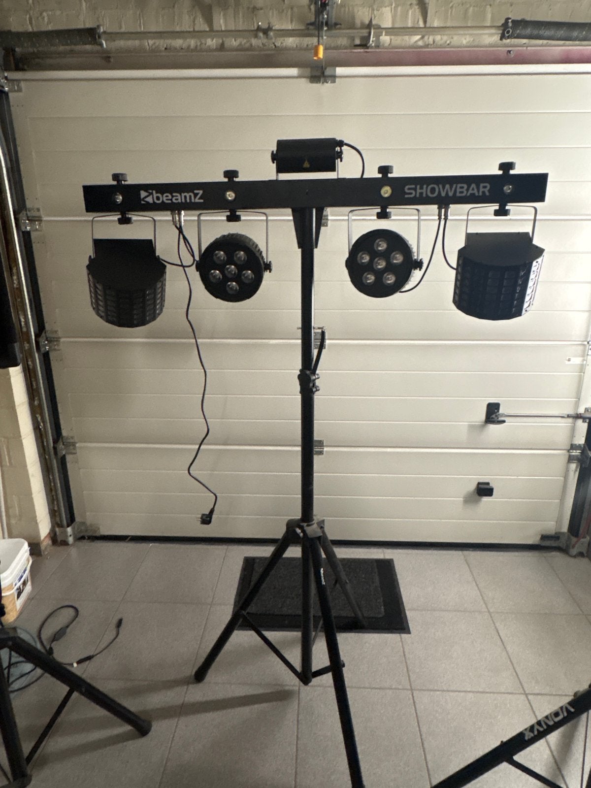 Showbar + speakers + rookmachine, Muziek en Instrumenten, Licht en Laser, Ophalen, Zo goed als nieuw, Laser