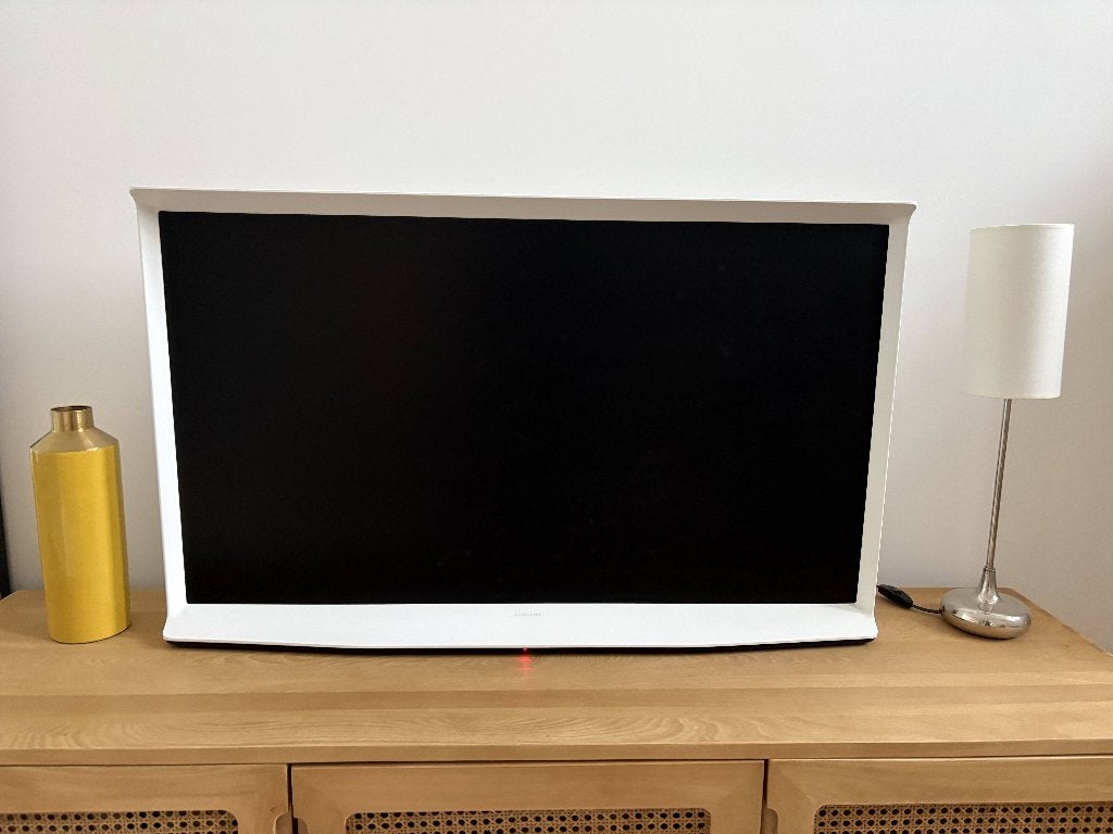 Samsung "The Serif Smart TV QLED 4K" - Sous garantie -, QLED, 50 Hz, Comme neuf, Enlèvement