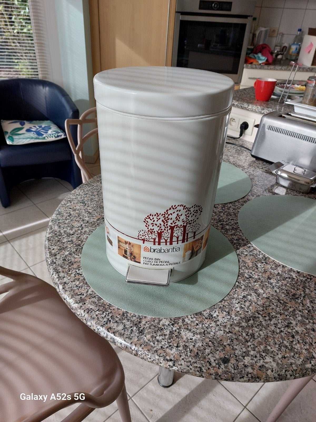 poubelle de cuisine Branbatia 12 litres,, Neuf, À pédale, 10 à 20 litres, Enlèvement