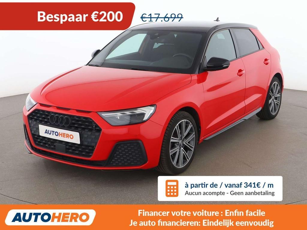 Audi A1 30 TFSI (année de construction 2018, automatique), Autos, Audi, Rouge, Rétroviseurs électriques, Achat, A1