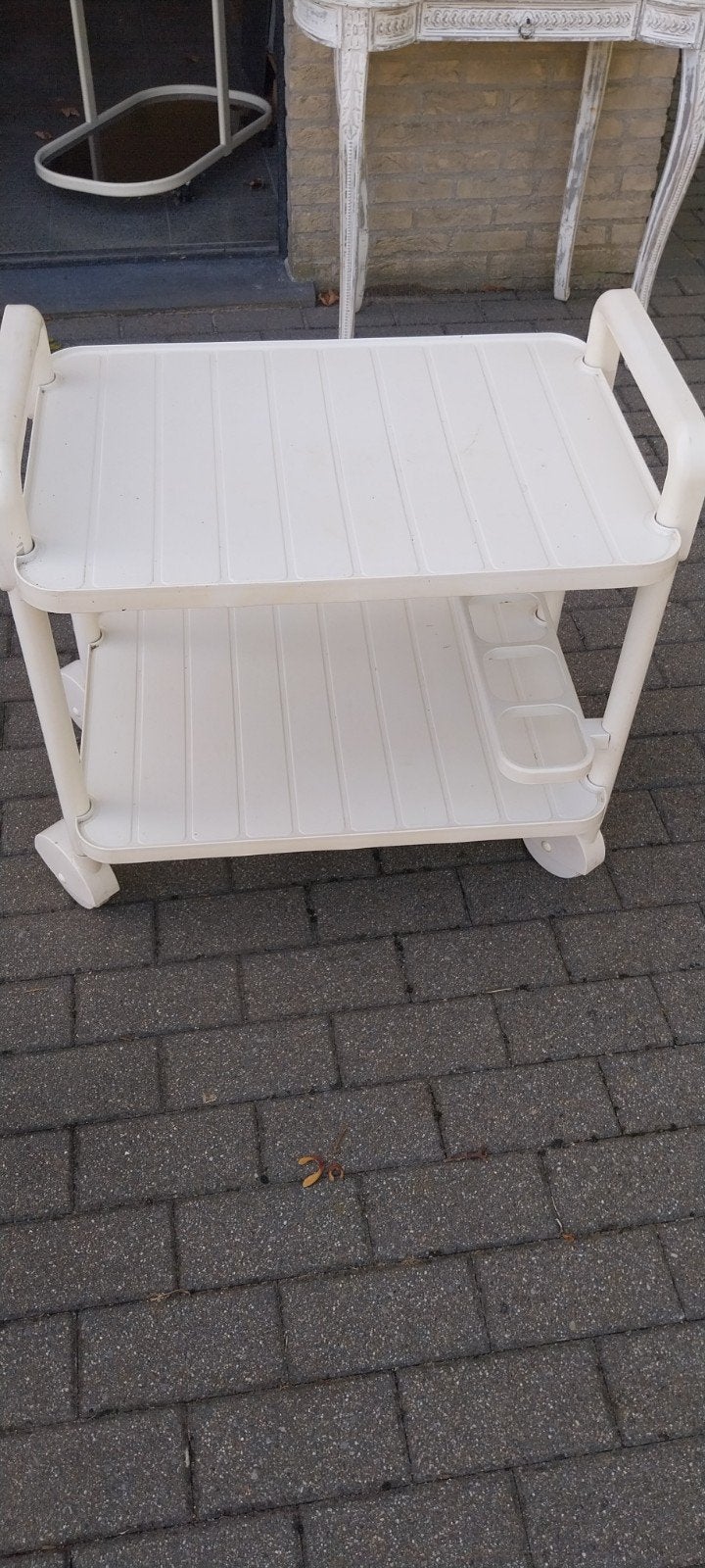 Table à roulettes, Enlèvement, Utilisé, Rectangulaire, Synthétique