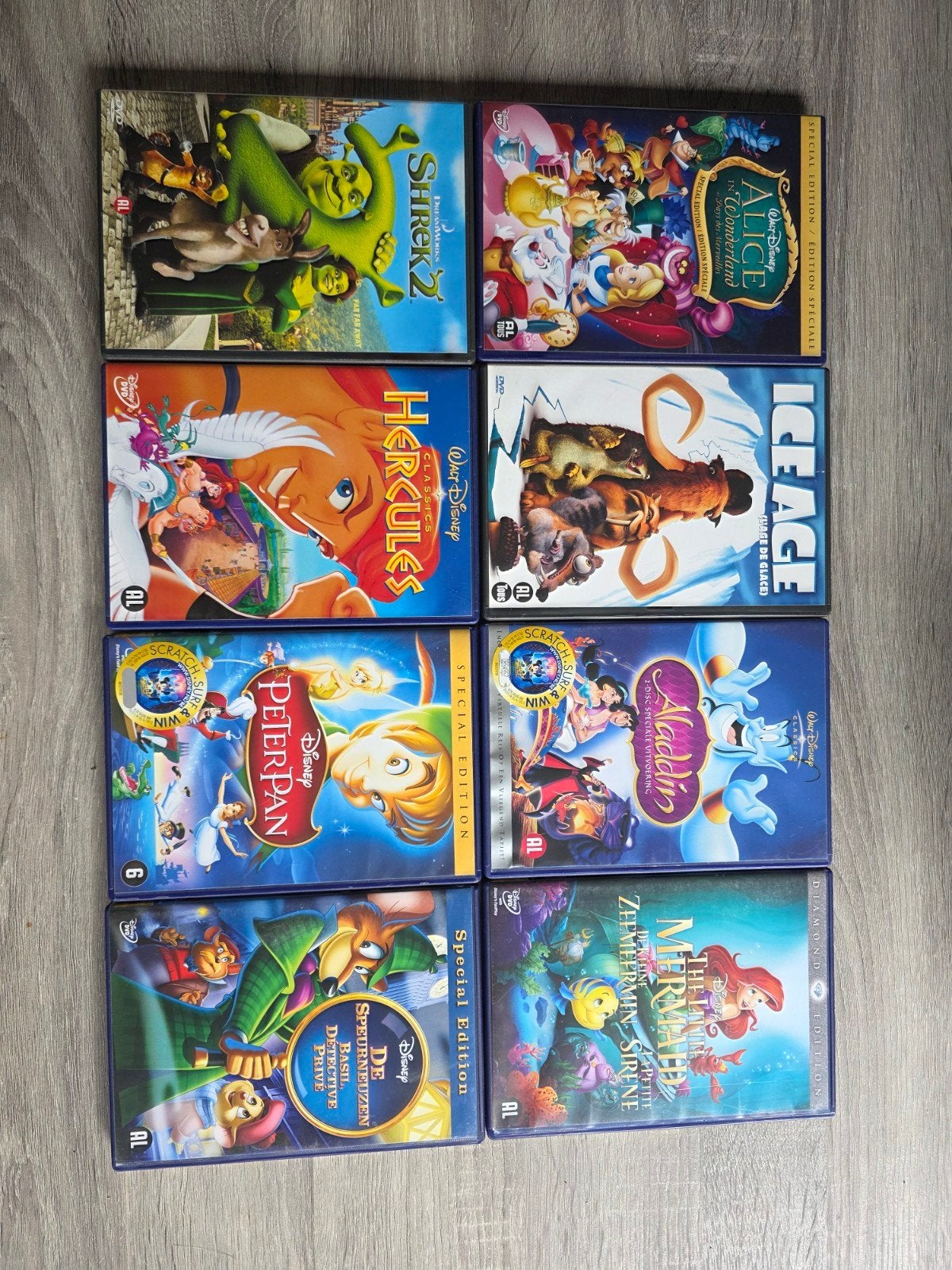 diverse dvd's, Enlèvement