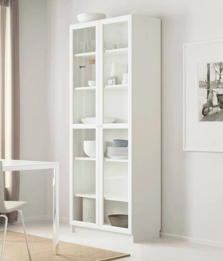 Bibliothèque vitrée Ikea Billy Oxberg, Enlèvement