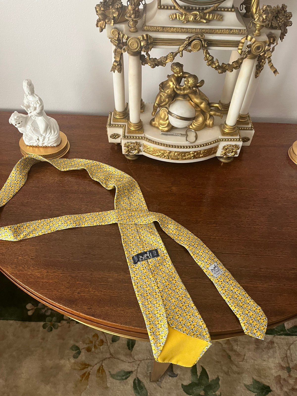 Deux Cravates Hermès, Vêtements | Hommes, Cravates, Enlèvement, Porté, Bleu, À motif