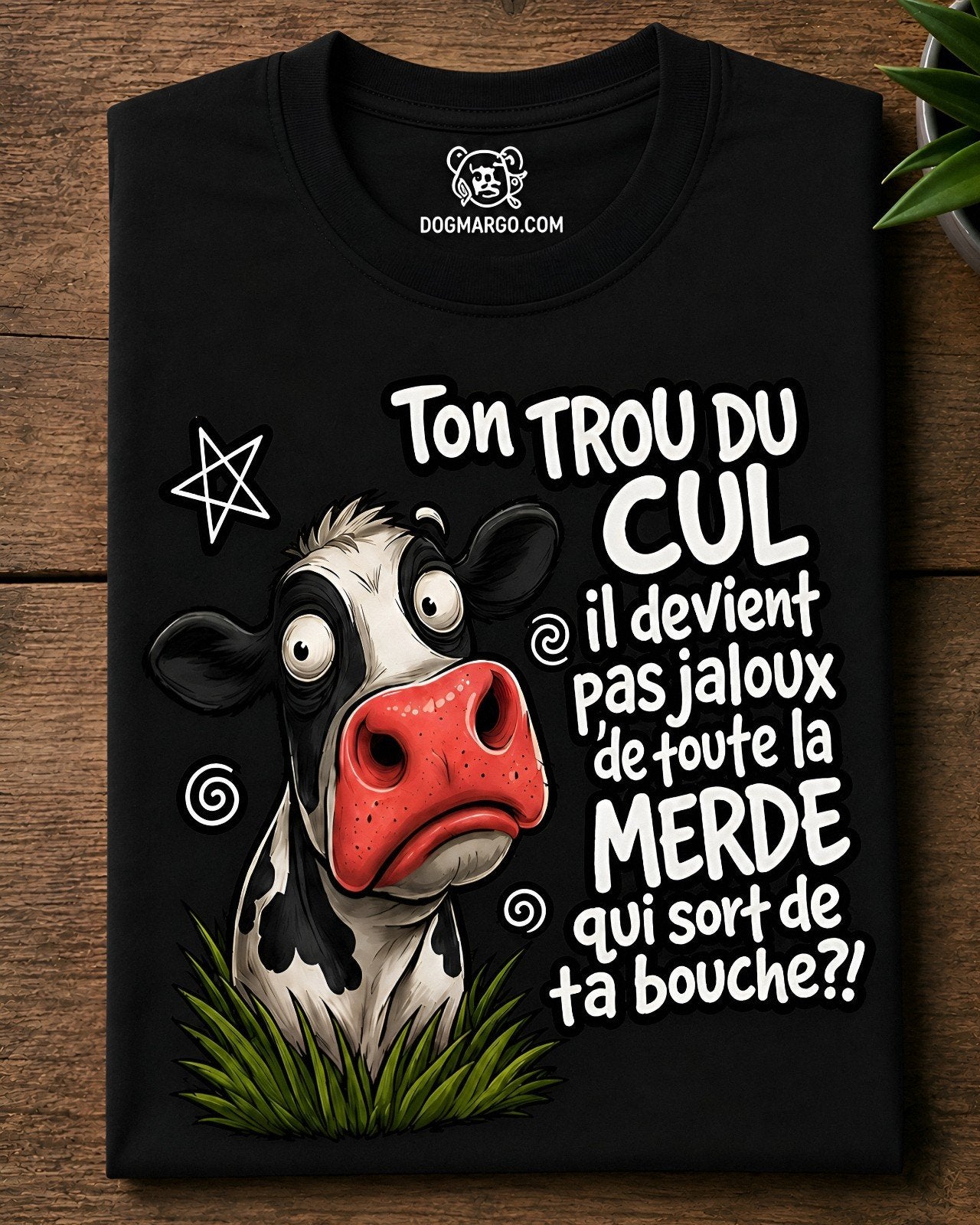 Funny T-shirt / T-shirt humoristique / T-shirt vache, Enlèvement ou Envoi, Neuf