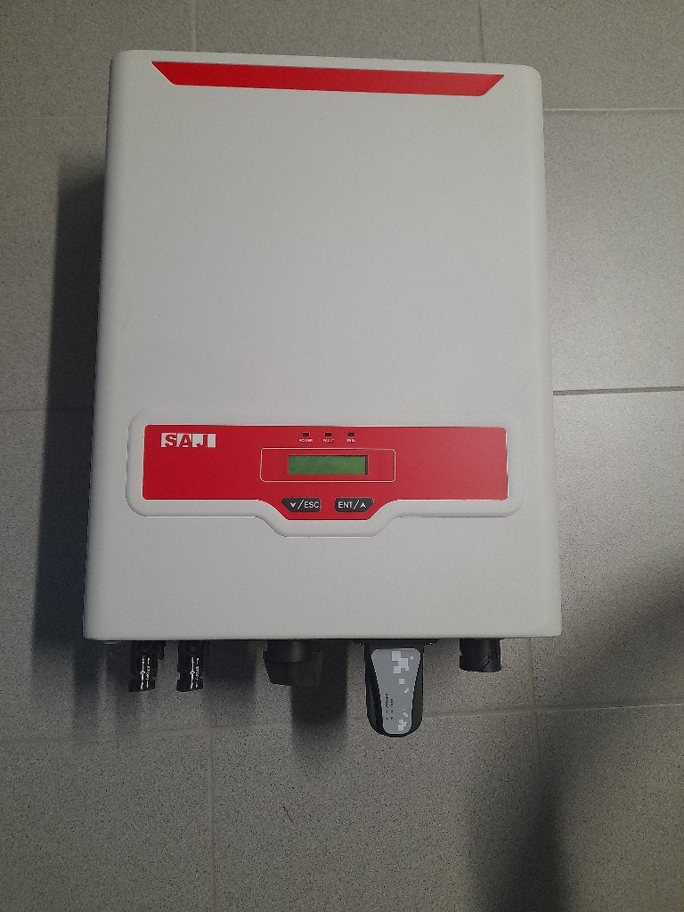 omvormer zonnepanelen, Enlèvement, Comme neuf, Autres types, Moins de 100 watts-crêtes