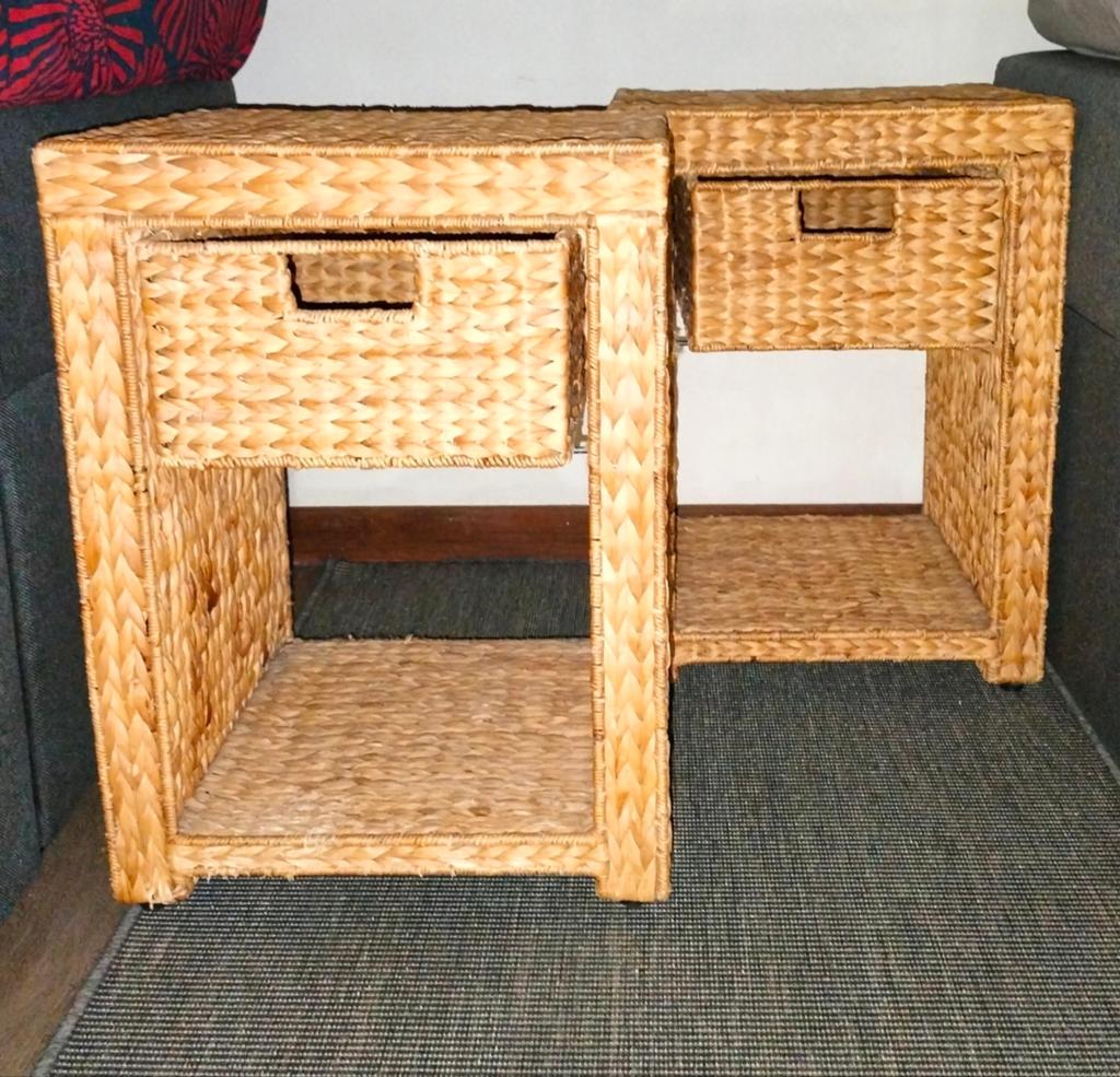 2 armoires en osier, tables d'appoint, tables de chevet - bo, Enlèvement