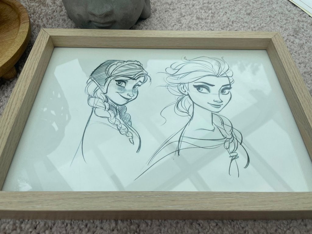 Lithographie Disney La Reine des Neiges (2013), Enlèvement, Neuf