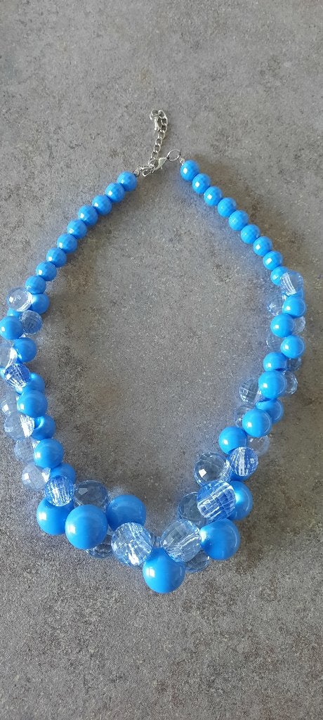 Joli collier mignon, Enlèvement ou Envoi, Comme neuf, Bleu