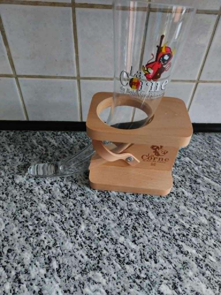 La Corne bierglas – 33cl Nieuw, Verzamelen, Biermerken, Ophalen, Nieuw