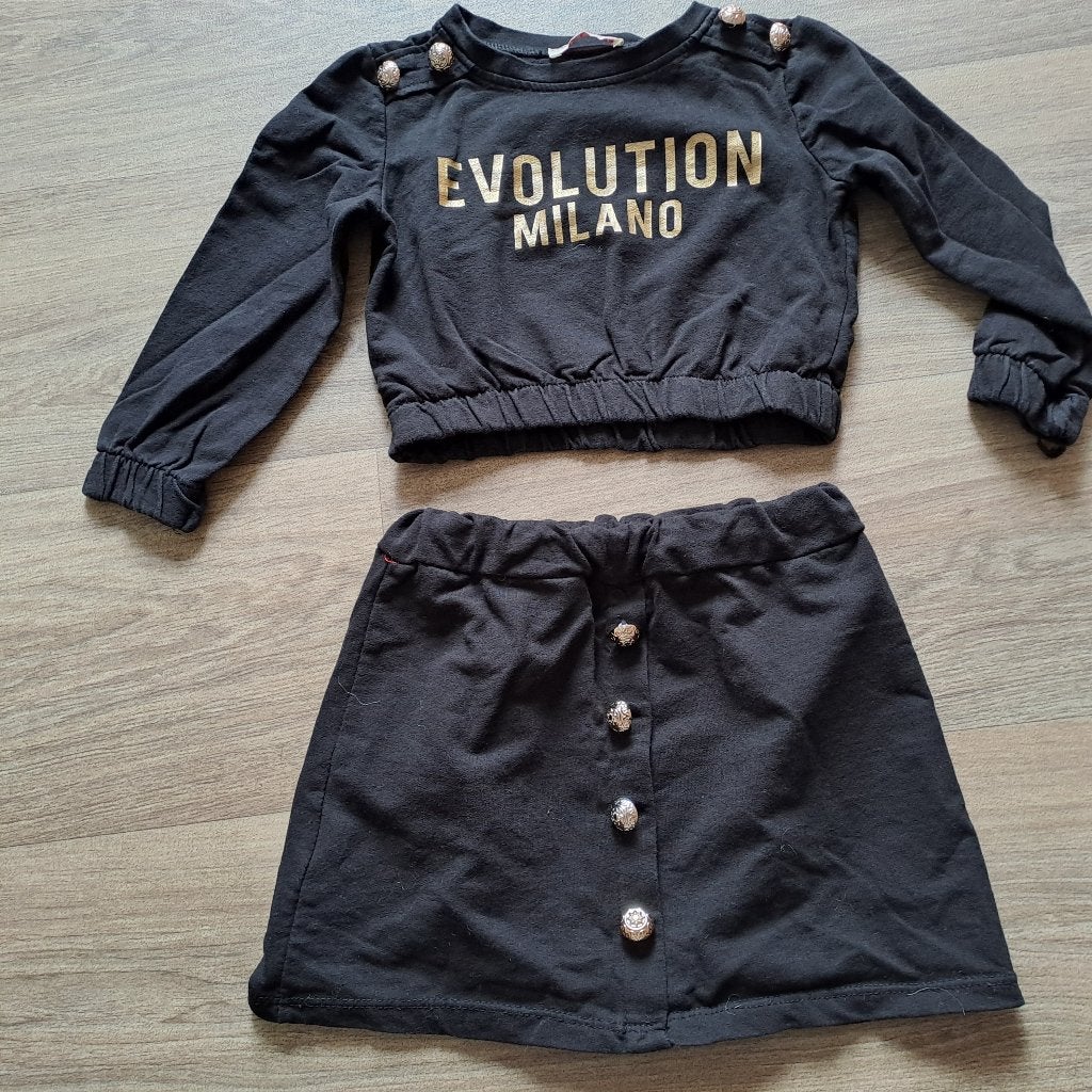 bel ensemble, taille 98, Enlèvement ou Envoi, Comme neuf, Fille, Ensemble