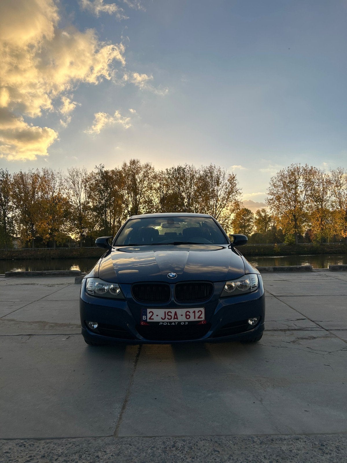 BMW e90 316i, Auto's, Start-stop-systeem, Zwart, 4 cilinders, Blauw