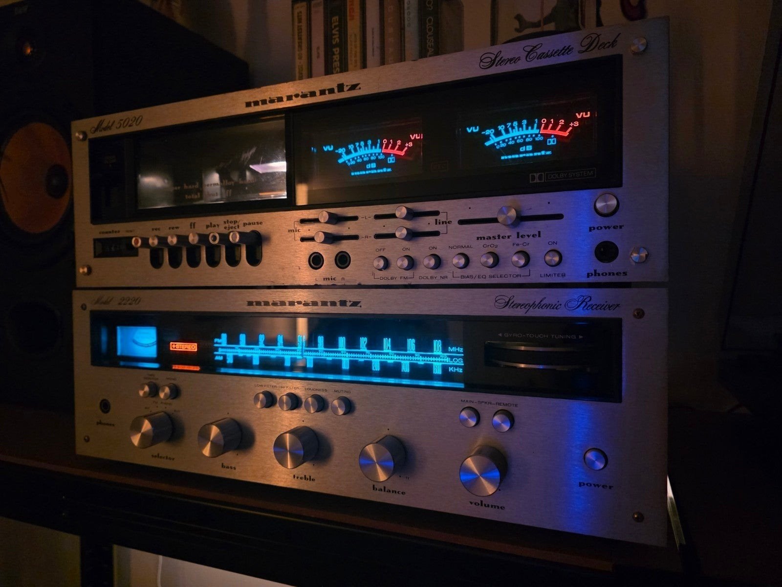 Marantz 2220 receiver / Marantz 5020 cassettedeck, Enlèvement, Marantz