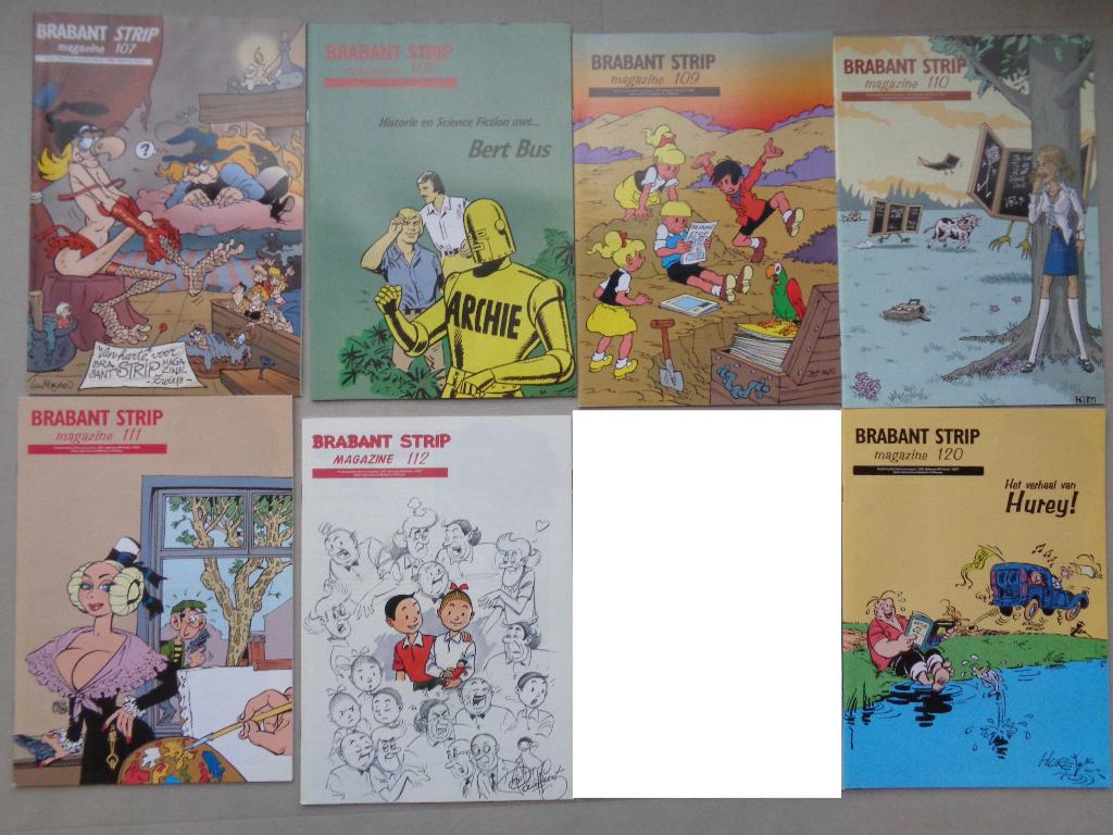 Brabant Strip Magazine - 7 nrs (107-112 en 120), Ophalen of Verzenden