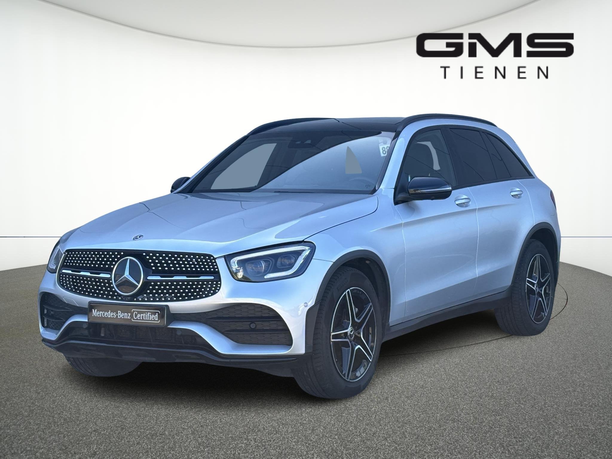 Mercedes-Benz GLC GLC 200 4MATIC AMG Line (automatique), Autos, Argent ou Gris, Euro 6, Entreprise, 2000 kg