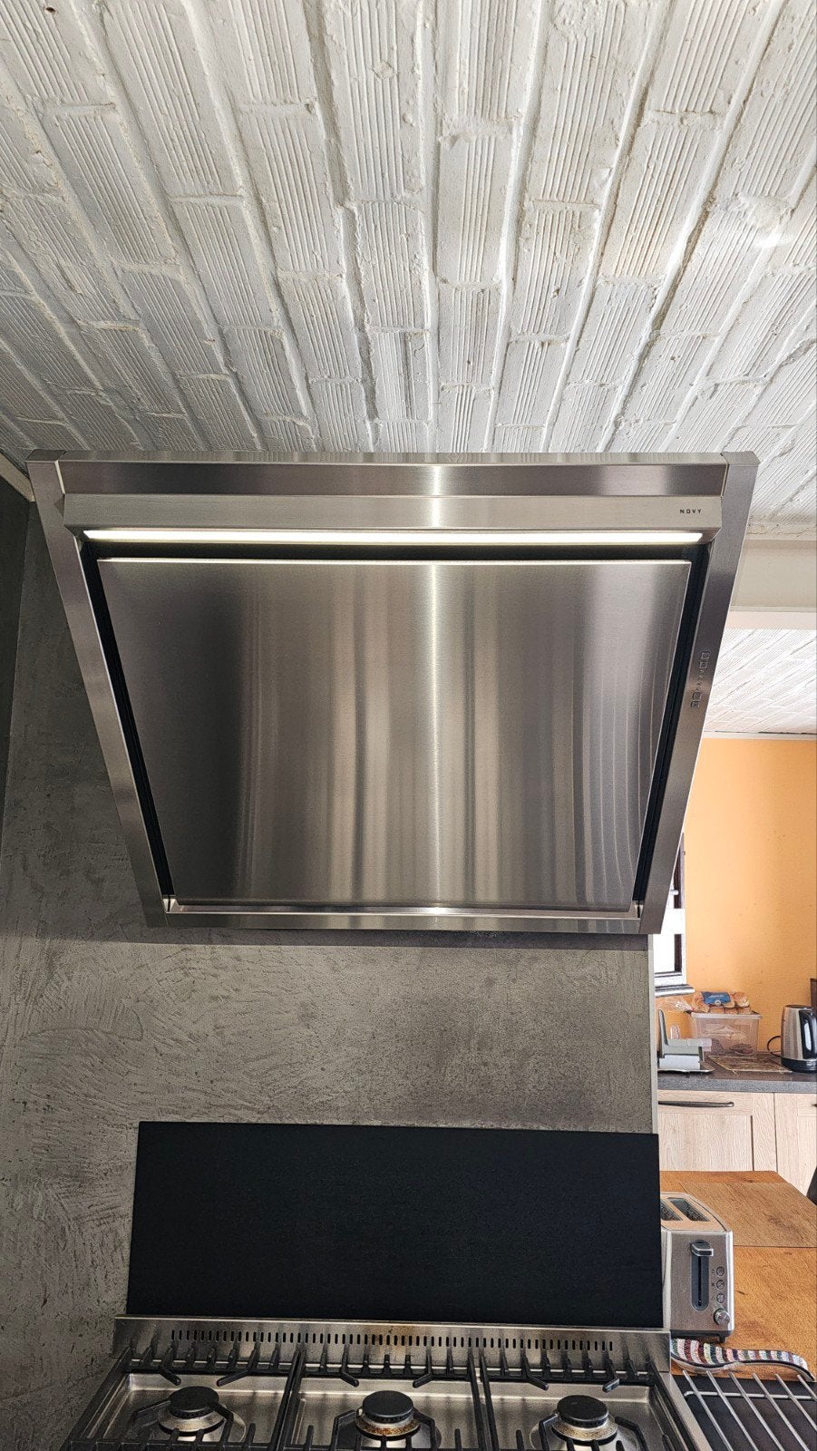 Aluminium Novy 7809/16, 600 à 800 m³/h, Hotte murale, Enlèvement, Utilisé