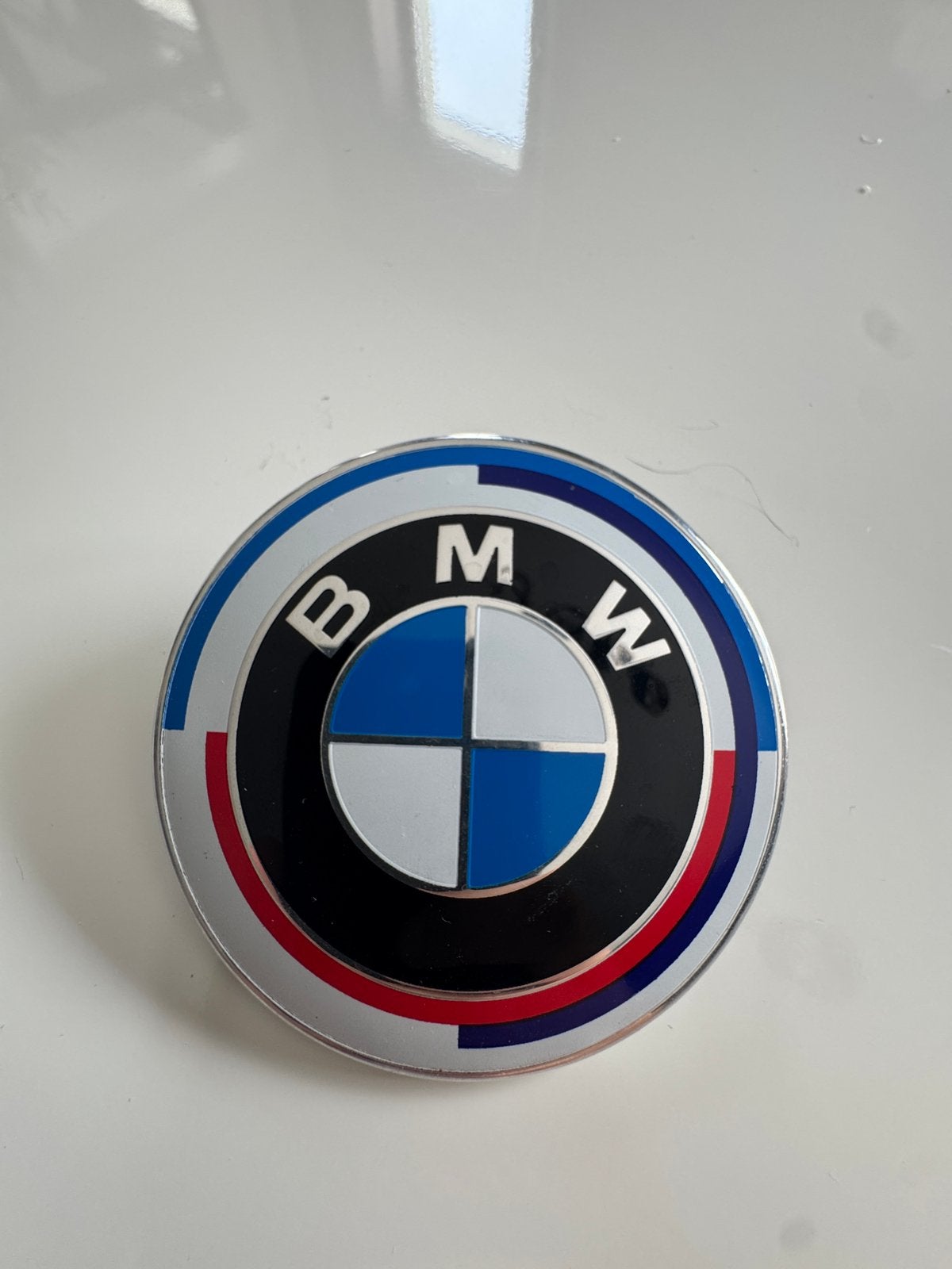 BMW 50 jahr emblem arrière, Enlèvement ou Envoi, Arrière, BMW