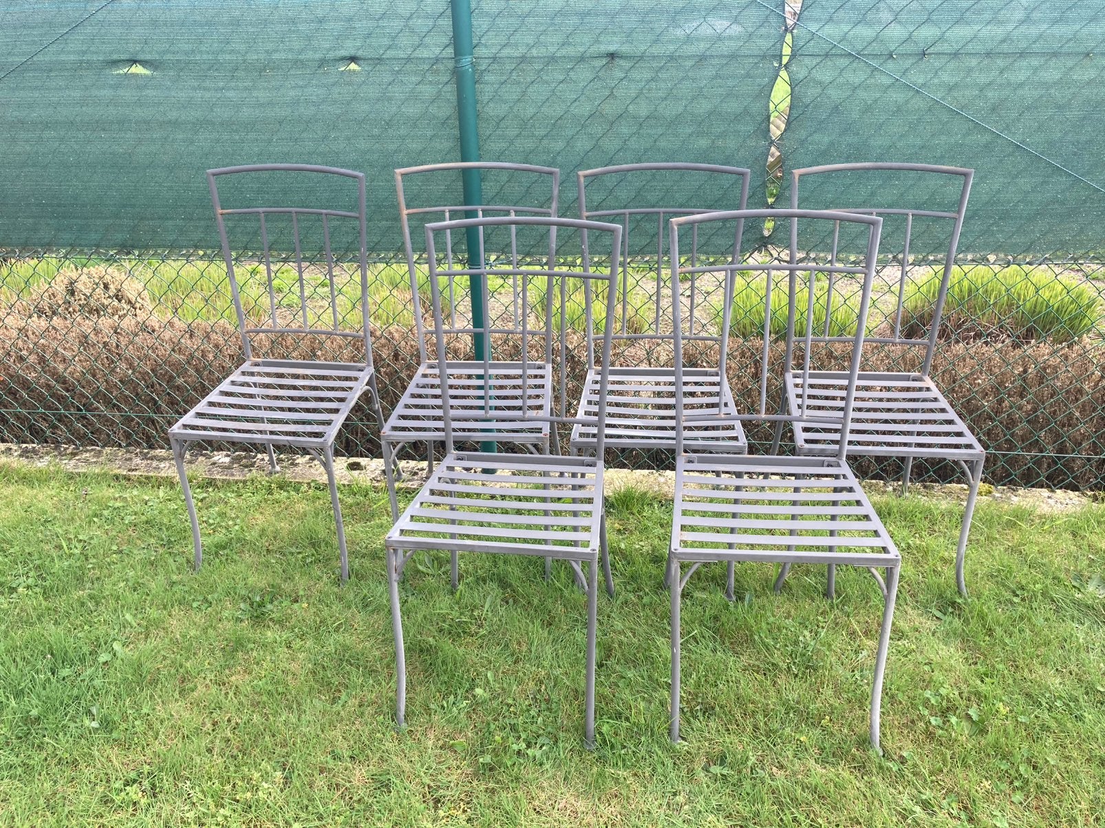 Tuinstoelen metalen, Enlèvement, Utilisé, Métal