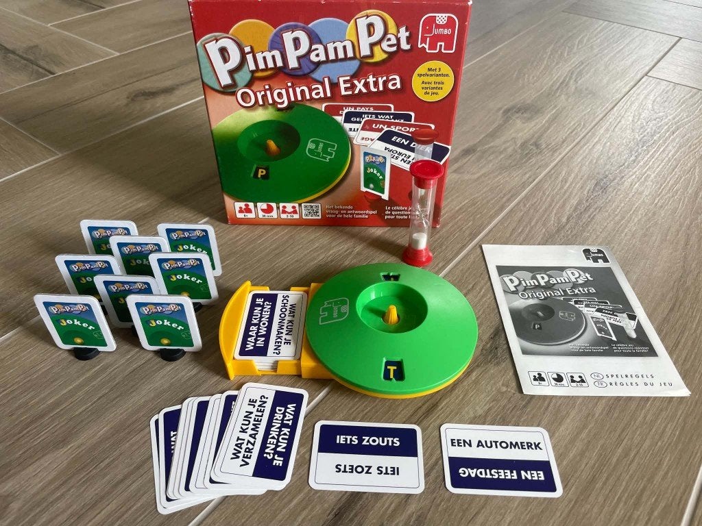 Jumbo Pim Pam Pet original Extra kaartspel, Hobby & Loisirs créatifs, 1 ou 2 joueurs, Enlèvement ou Envoi, Comme neuf, Jumbo