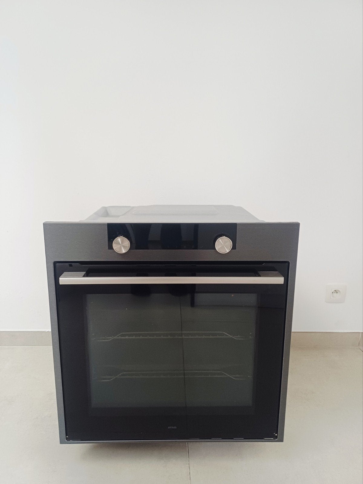 Atag inbouw heteluchtoven 60cm, Ophalen, Hete lucht, Heteluchtoven, Zo goed als nieuw