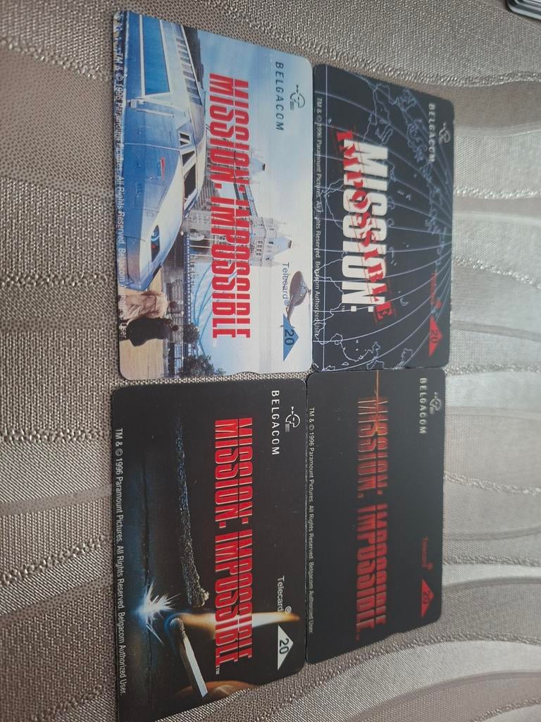 Mission impossible telefoonkaarten, Ophalen