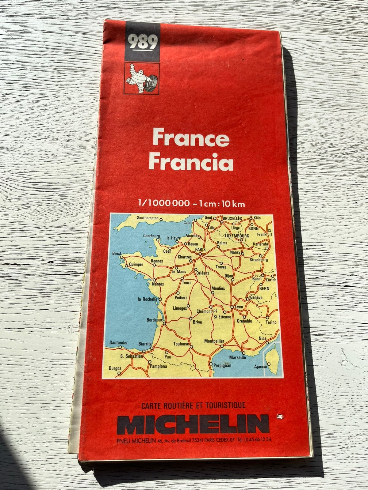 France France Michelin, Enlèvement ou Envoi, Utilisé, Carte géographique, 1800 à 2000