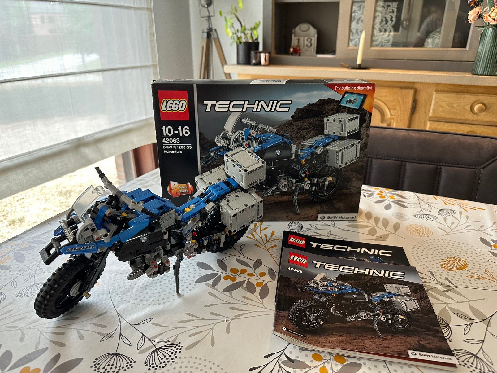 LEGO Technic 42063 BMW R 1200 GS, Enlèvement ou Envoi, Lego, Ensemble complet, Comme neuf