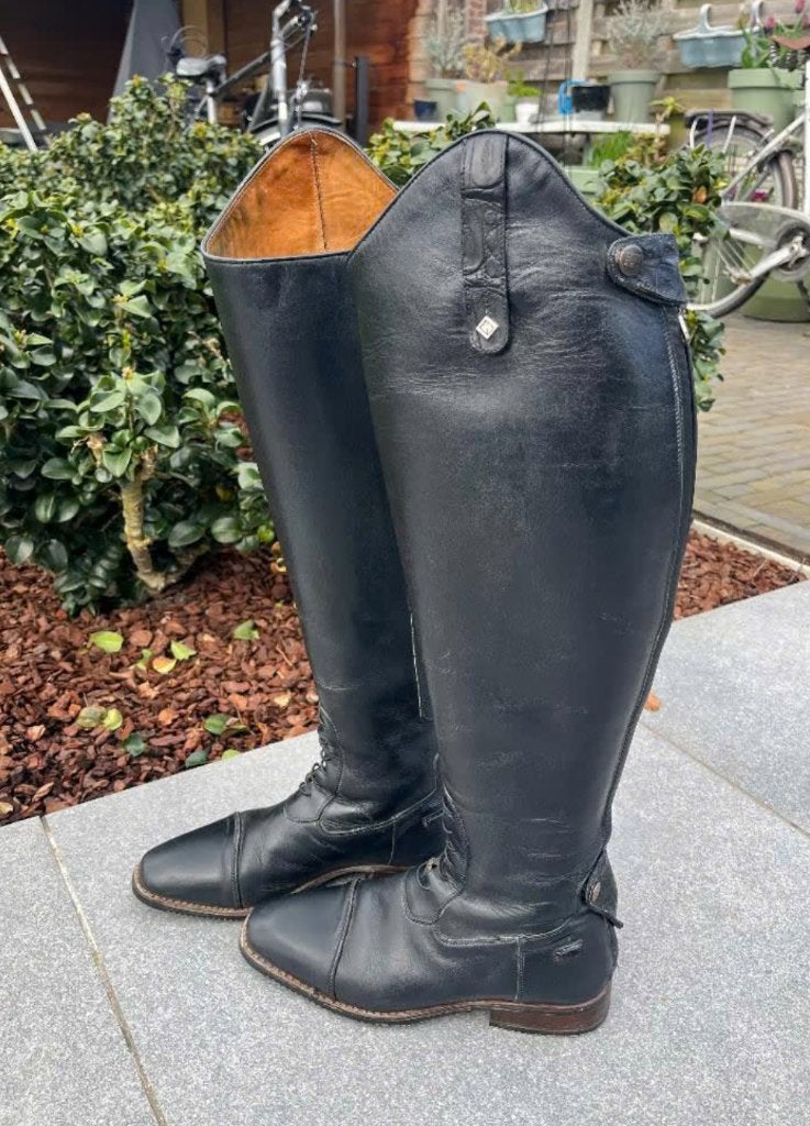 In zeer nette staat rijlaarzen DeNiro donkerblauw Ottaviano, Blauw, Gebruikt, Overige merken, Ophalen of Verzenden