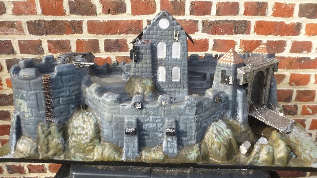 SPEELGOED KASTEEL uit kunststof, Kinderen en Baby's, Speelgoed | Playmobil, Ophalen, Gebruikt, Kasteel/Fort
