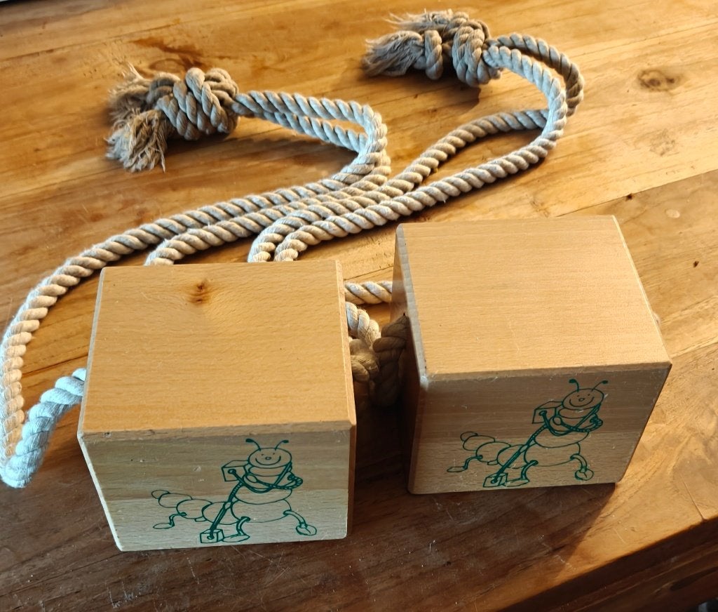Loopklossen houten, Ophalen, Zo goed als nieuw