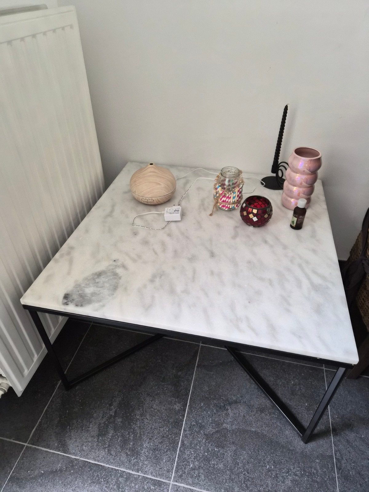 marmer salontafel, Huis en Inrichting, Tafels | Salontafels, Ophalen