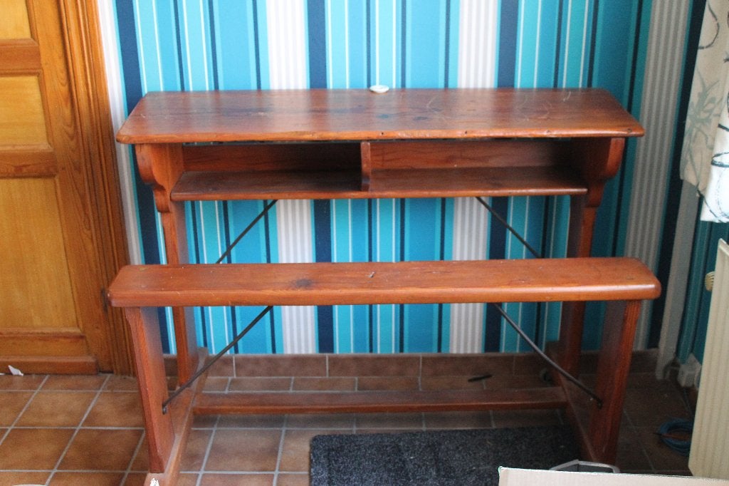 banc écolier ancien, Antiquités & Art, Enlèvement