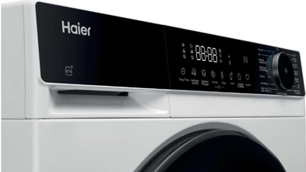 WASMACHINE HAIER, Elektronische apparatuur, Ophalen, 1200 tot 1600 toeren, 8 tot 10 kg, Zo goed als nieuw