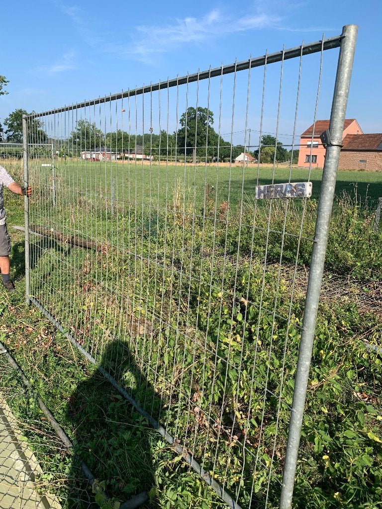 9 werfhekken met betonsteun, Tuin en Terras, Tuinhekken en Hekwerk, Ophalen