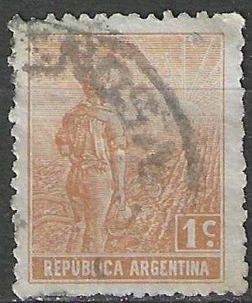 Argentine 1912/1915 - Yvert 178 - Fermier (ST), Envoi, Affranchi