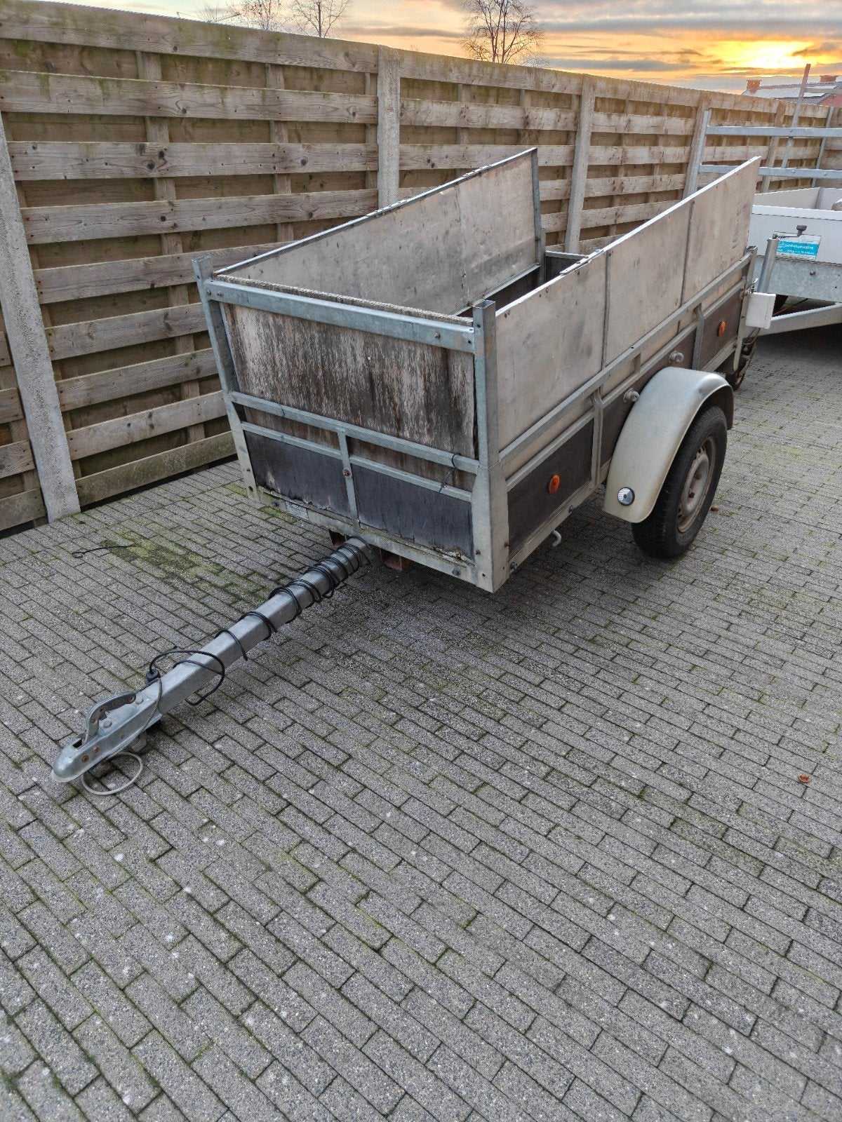 Aanhangwagen/remork 2m x 1m  te koop, Auto diversen, Aanhangers en Bagagewagens, Ophalen