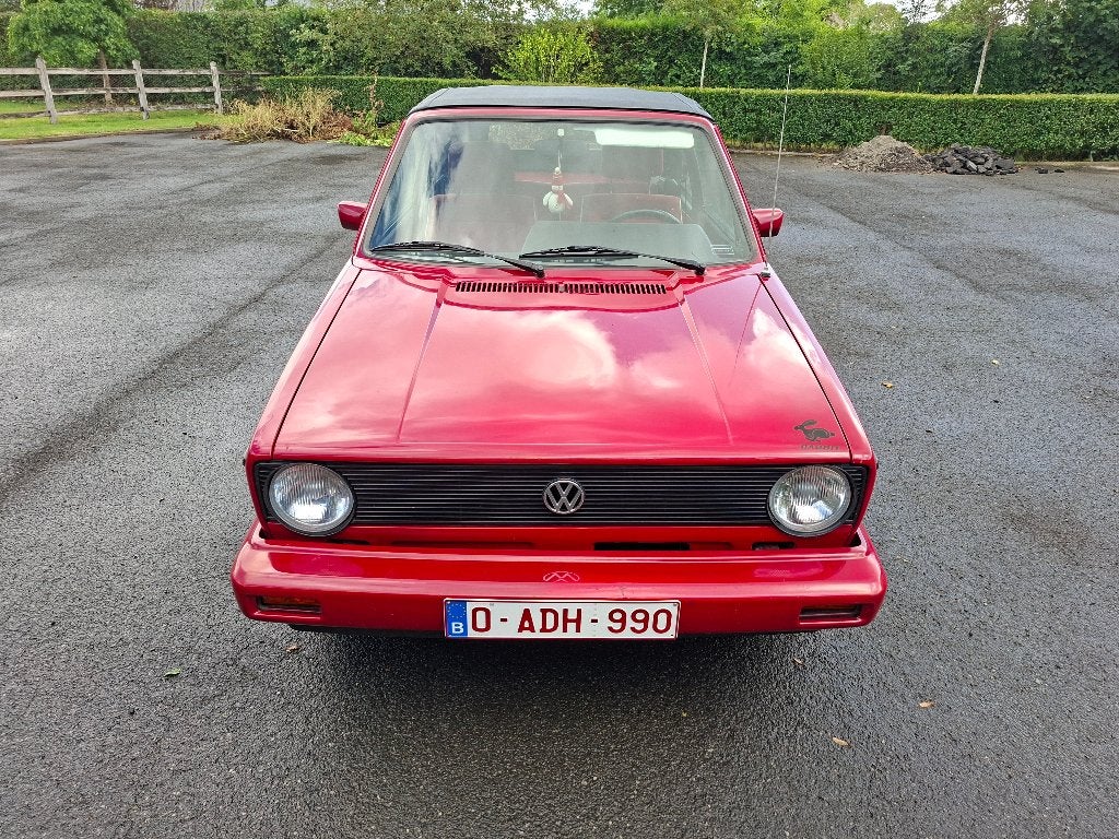 vw golf mk1 cabrio, Autos, Volkswagen, Rouge, Cabriolet, 2 portes, 5 places