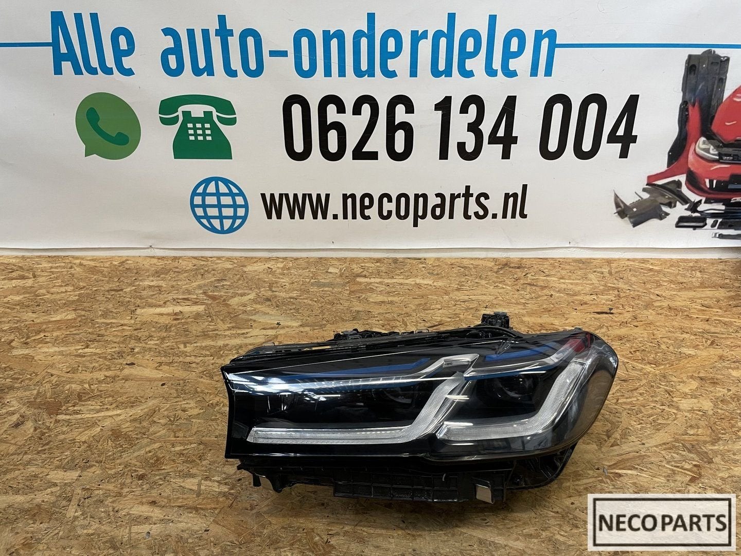 G30 G31 LCI FACELIFT LASER LED KOPLAMP LINKS 9850587-05, Gebruikt, -, -, Ophalen of Verzenden