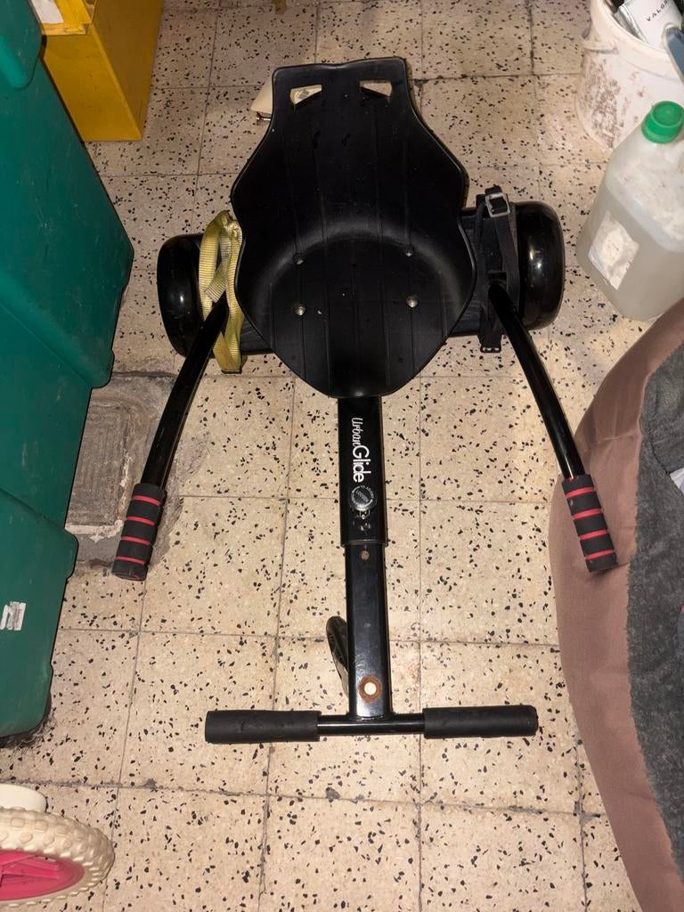 Hoverboard Urban Glide + Hoverkart (zitje) – compleet set, Ophalen, Zo goed als nieuw