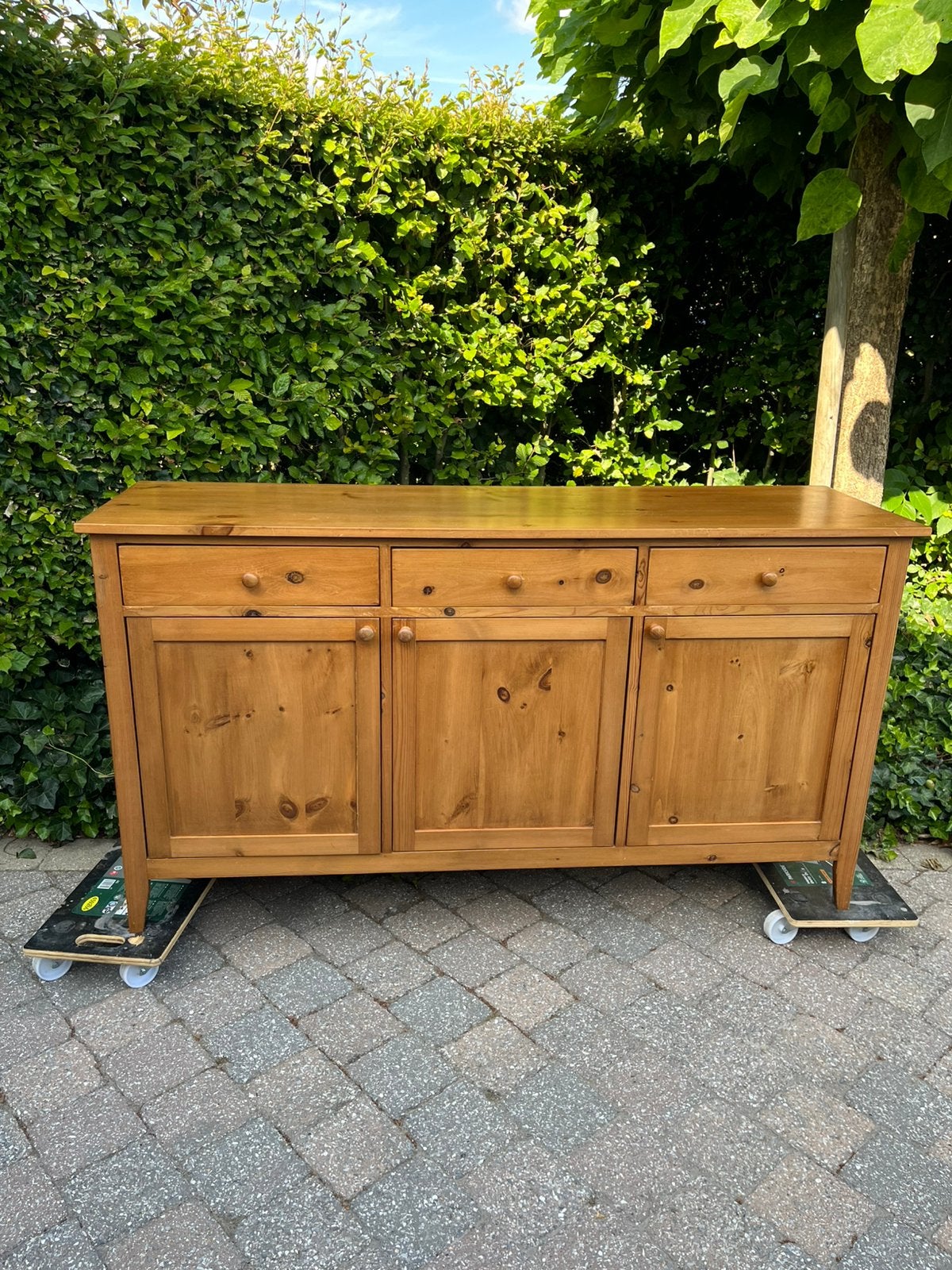 Prachtig landelijk grenen dressoir, Enlèvement, Comme neuf