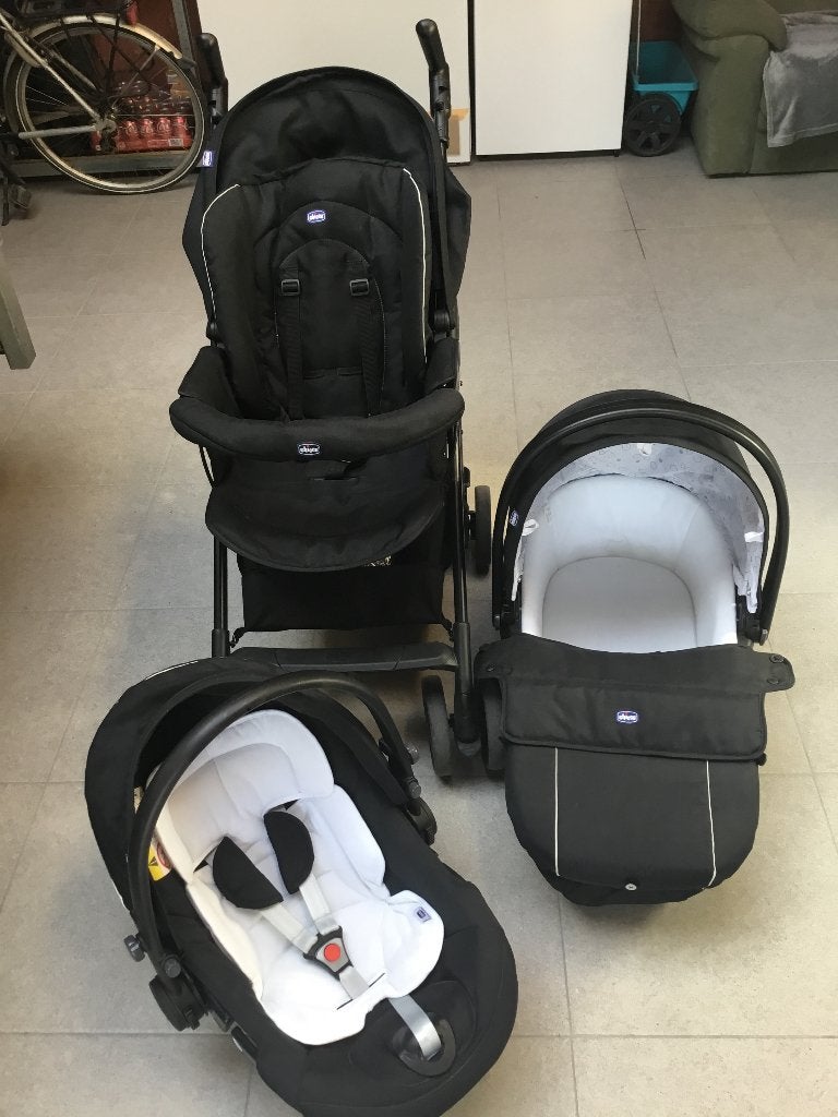 3 in 1 buggy Chicco, Autres marques, Avec siège auto, Enlèvement, Utilisé