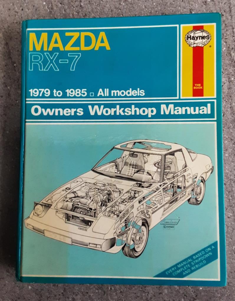 Werkplaats handboek Mazda RX7 Haynes Repair Manual, Enlèvement ou Envoi, Comme neuf, Mazda