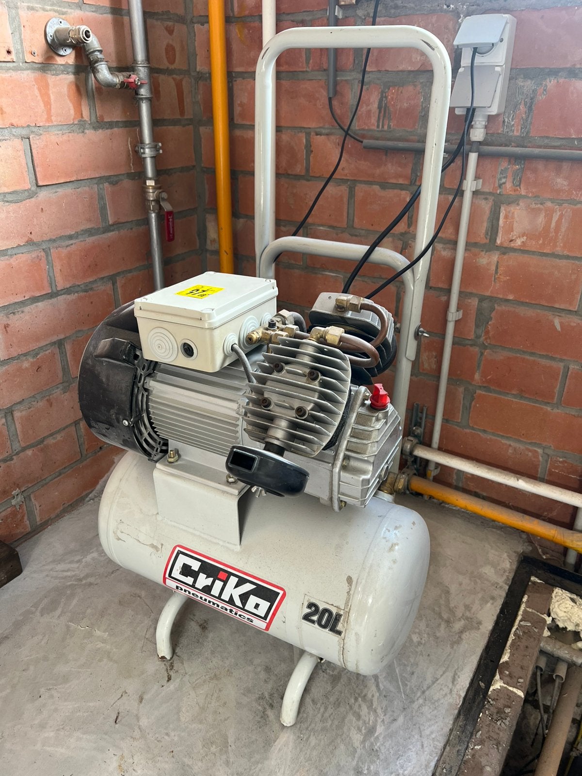 Criko werf compressor 20liter, Bricolage & Construction, Compresseurs, Enlèvement, Comme neuf