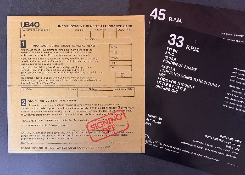 UB40 - Signing off ( 2LP; NMINT; NL persing), Overige genres, Ophalen of Verzenden, 12 inch, Dubbel-LP